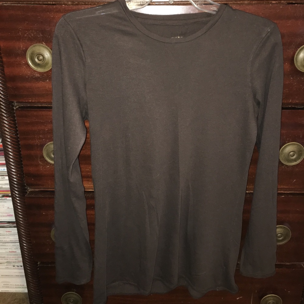 Mossimo Long Sleeve Tee—Chocolate Brown